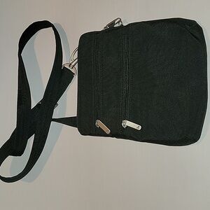 TRAVELON TRIPLE ZIP CROSSBIDY BAG WITH RFID PROTECTION